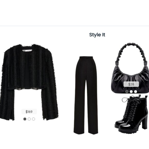 Zara Limited Edition Textured Cropped Jacket, NWT, M - Picture 16 of 16